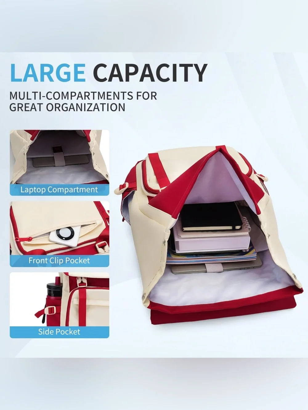Lightweight Laptop Backpack Large Capacity.